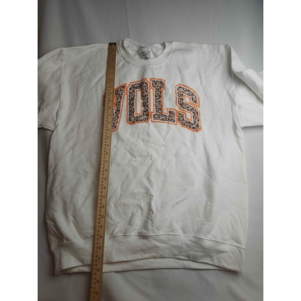 Gameday Couture Tennessee Vols Leopard Print Crewneck Sweatshirt White Large - Picture 4 of 7
